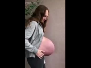 10170884 huge pregnant belly
